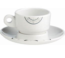 Чашки с блюдцем для эспрессо Marine Business Polaris, 6,5х4,7 см, 6 шт (10254621)